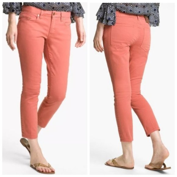 Tory Burch Alexa Crop Jeans 28 Spring #A99 - Picture 1 of 7